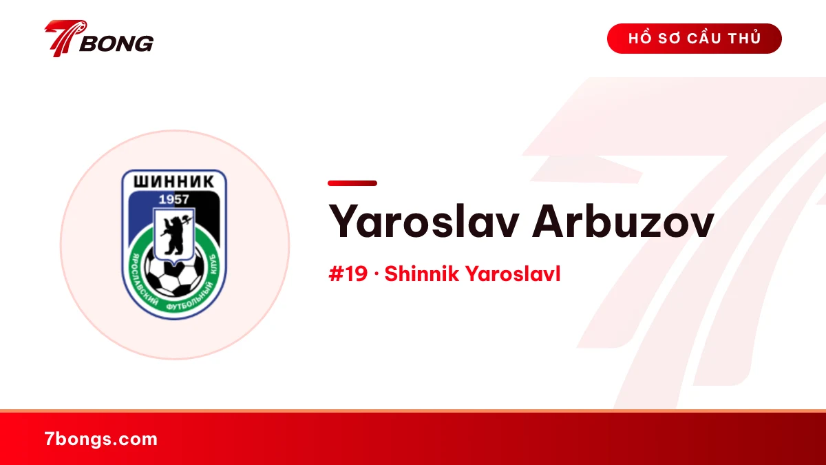 Yaroslav Arbuzov — Shinnik Yaroslavl