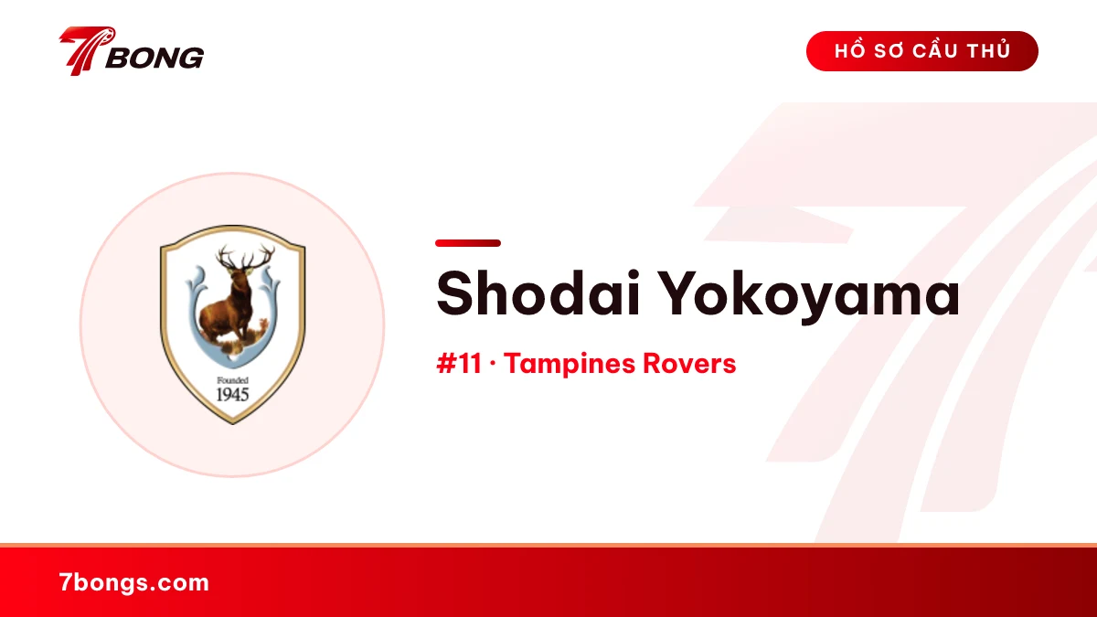 Shodai Yokoyama — Tampines Rovers