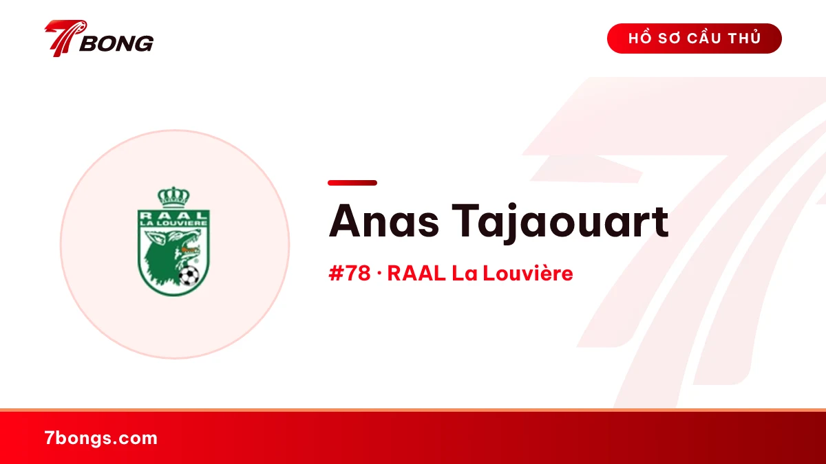 Anas Tajaouart — RAAL La Louvière