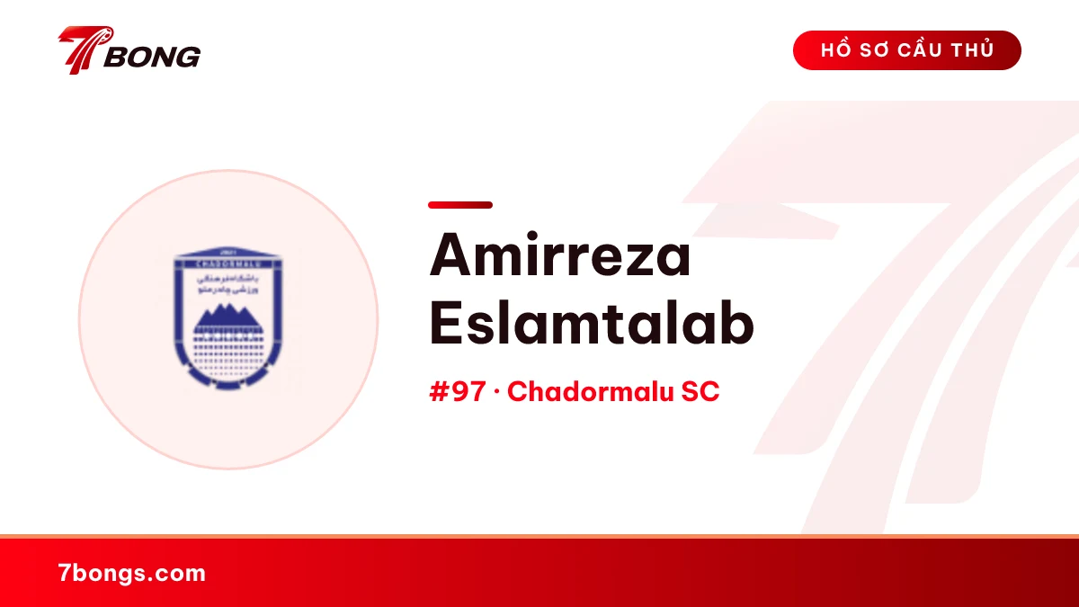 Amirreza Eslamtalab — Chadormalu SC