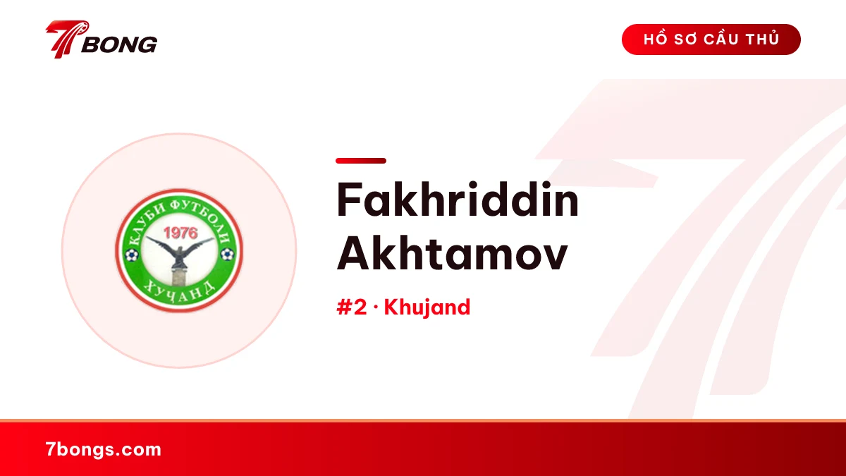 Fakhriddin Akhtamov — Khujand