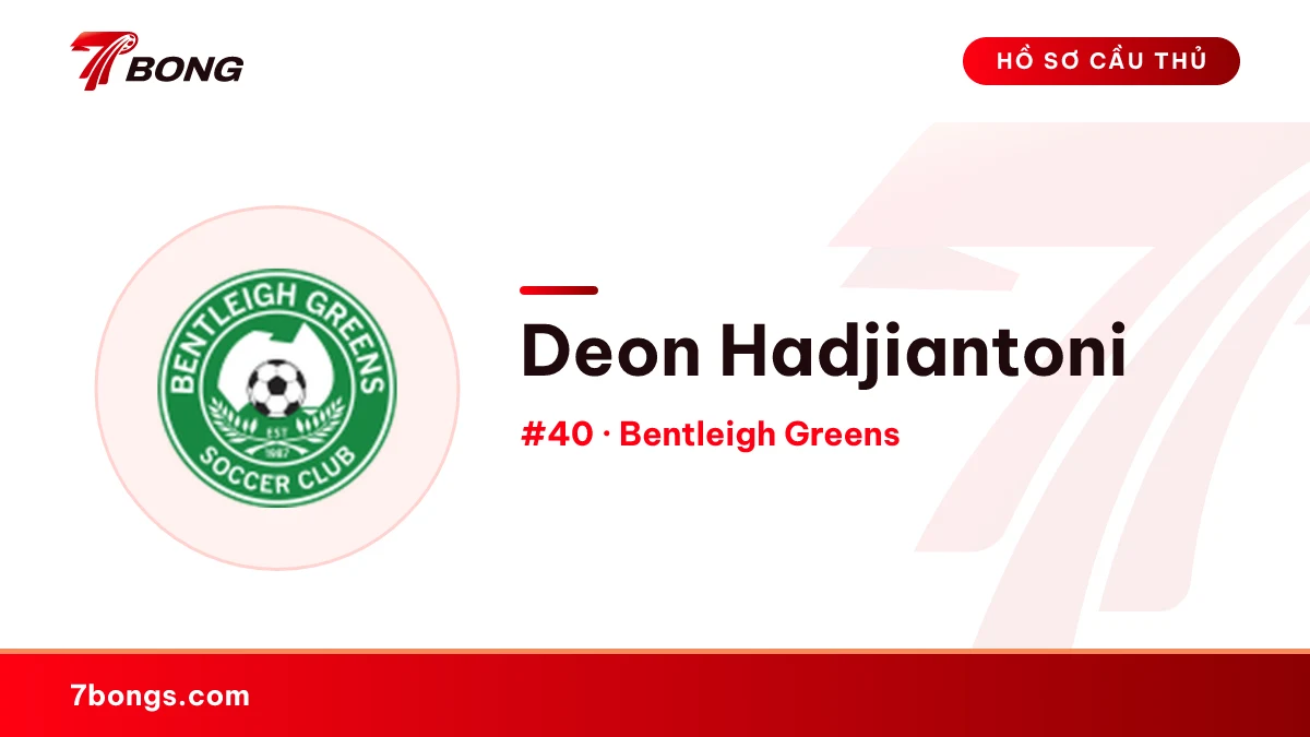 Deon Hadjiantoni — Bentleigh Greens