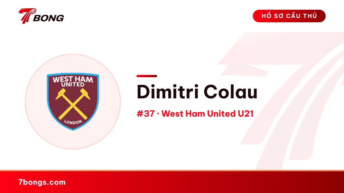 Dimitri Colau — West Ham United U21