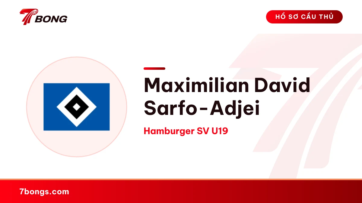 Maximilian David Sarfo-Adjei — Hamburger SV U19
