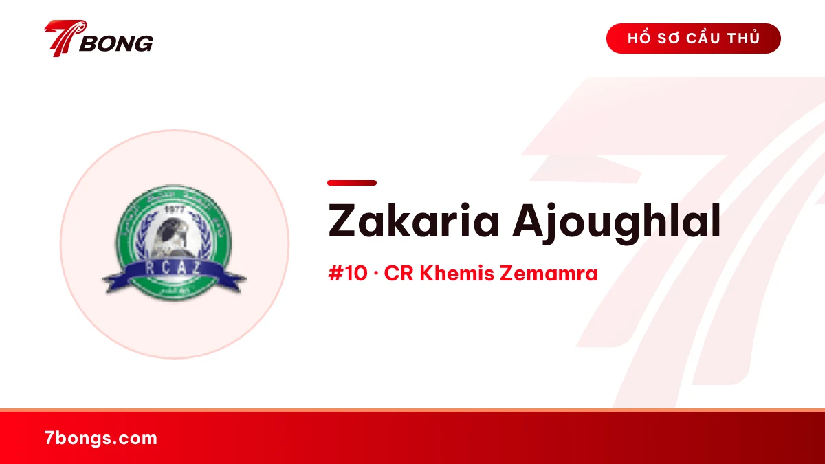 Zakaria Ajoughlal — CR Khemis Zemamra