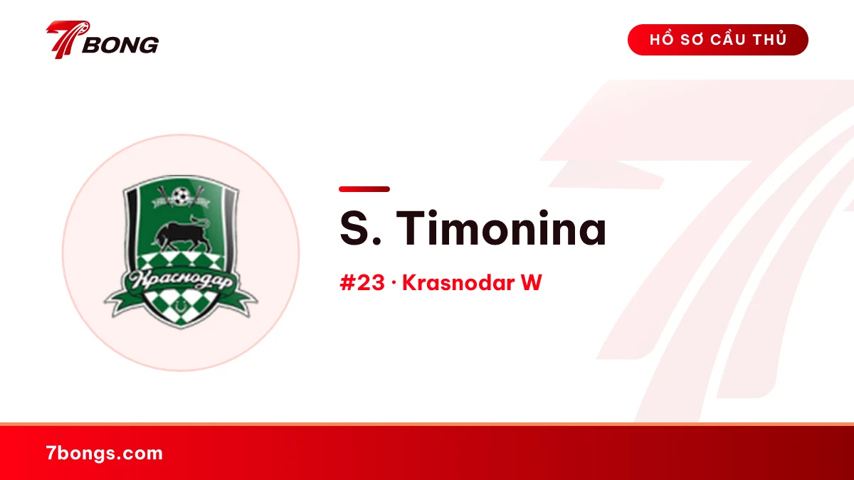 S. Timonina — Krasnodar W
