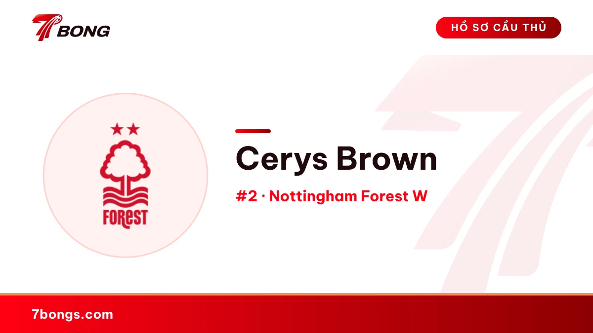 Cerys Brown — Nottingham Forest W