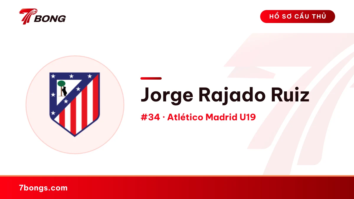 Jorge Rajado Ruiz — Atlético Madrid U19
