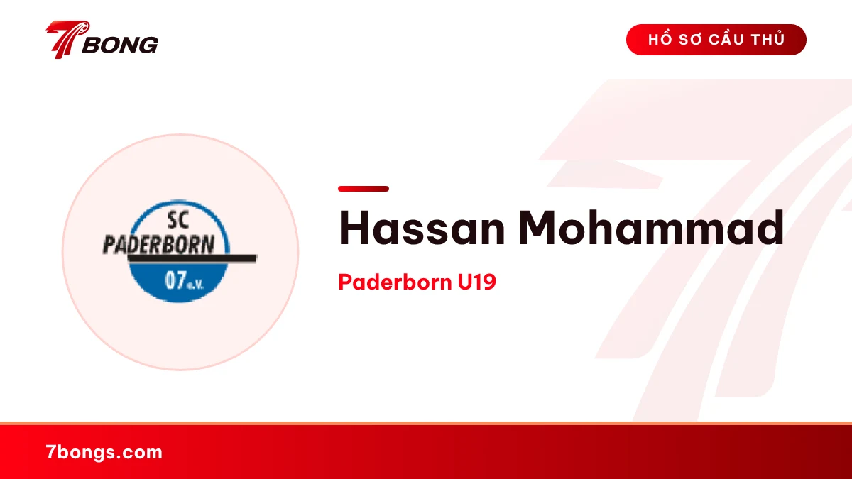 Hassan Mohammad — Paderborn U19