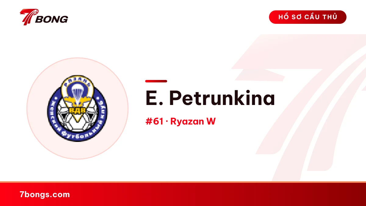 E. Petrunkina — Ryazan W