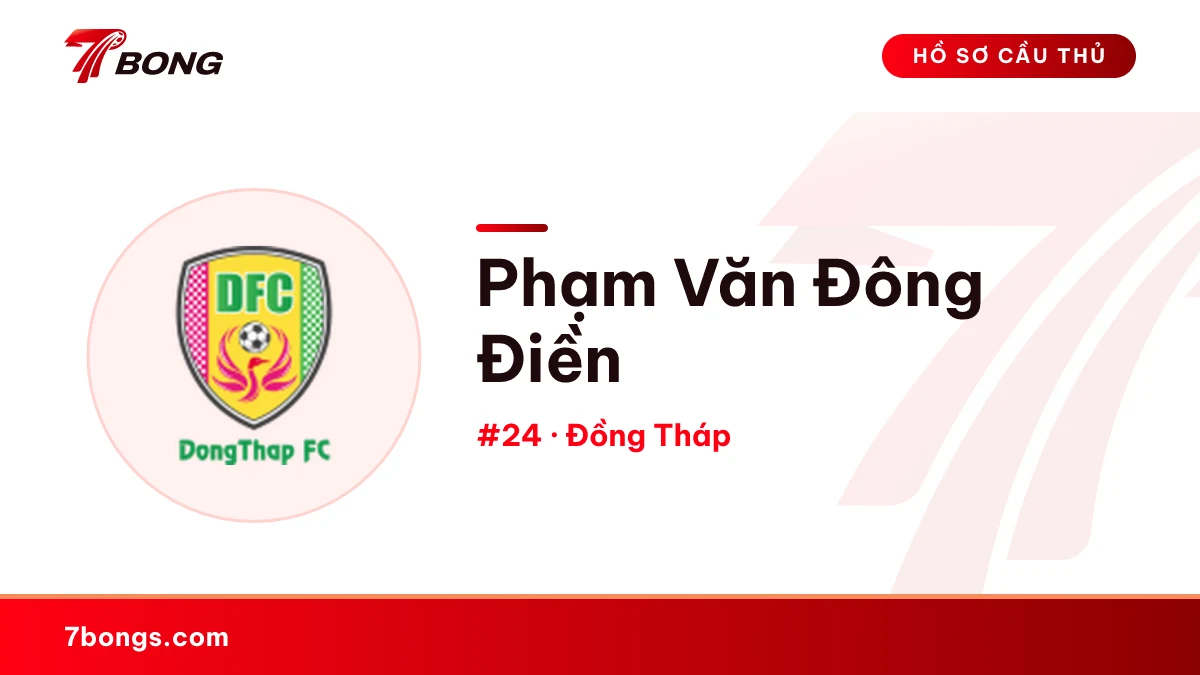 Phạm Văn Đông Điền — Đồng Tháp