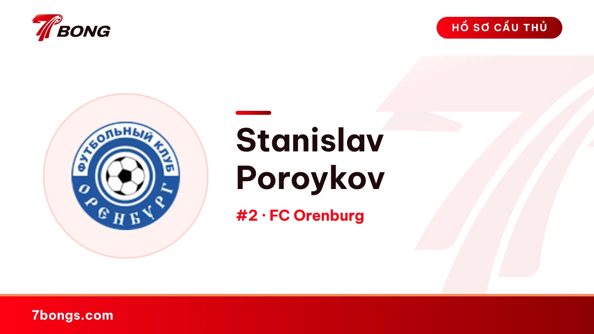 Stanislav Poroykov — FC Orenburg