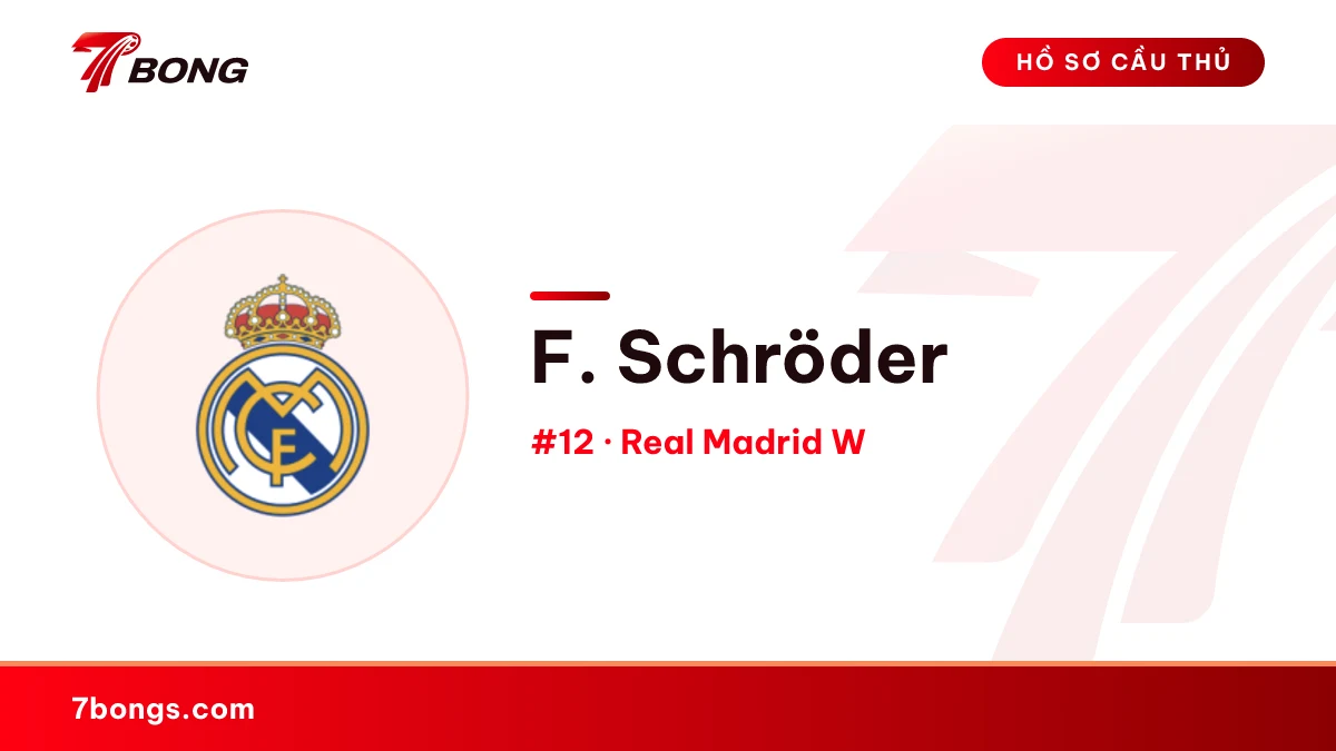 F. Schröder — Real Madrid W