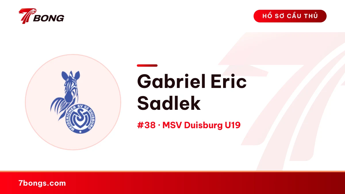 Gabriel Eric Sadlek — MSV Duisburg U19
