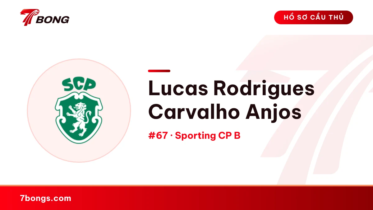 Lucas Rodrigues Carvalho Anjos — Sporting CP B