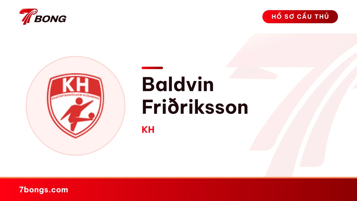 Baldvin Friðriksson — KH
