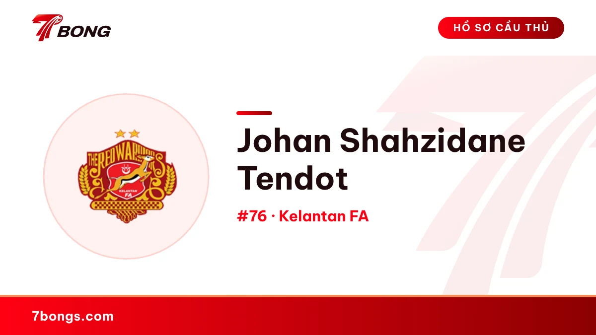 Johan Shahzidane Tendot — Kelantan FA