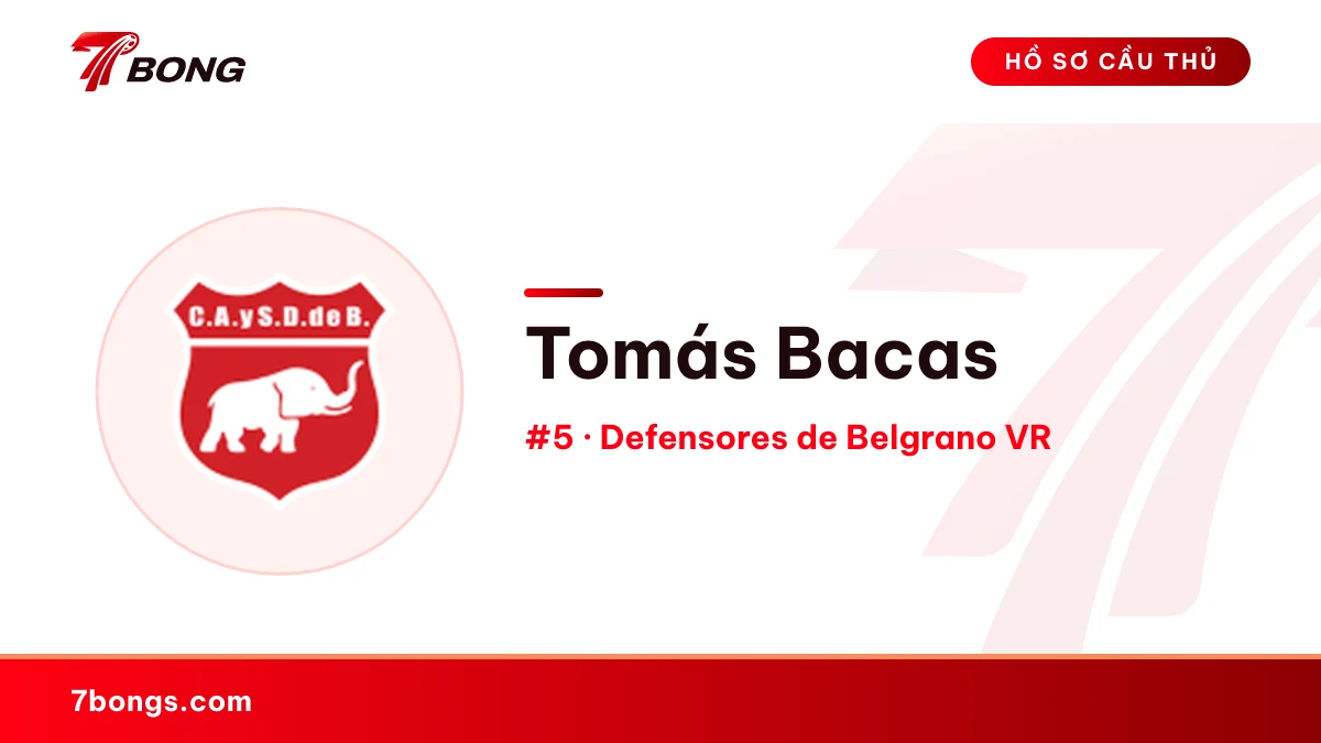 Tomás Bacas — Defensores de Belgrano VR
