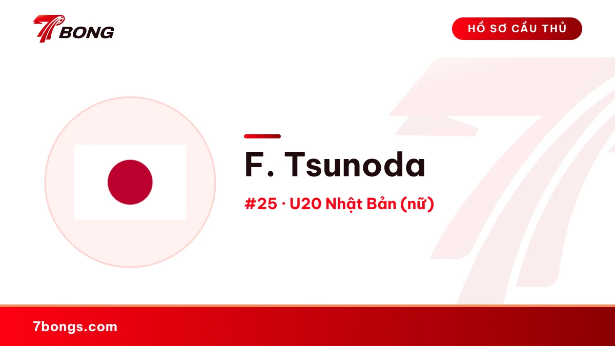 F. Tsunoda — U20 Nhật Bản (nữ)