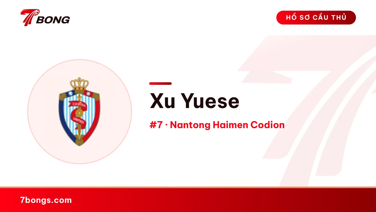 Xu Yuese — Nantong Haimen Codion