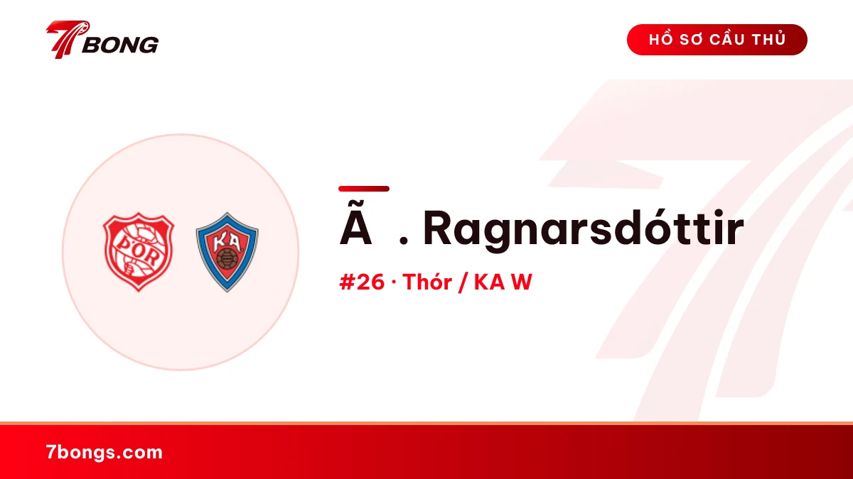 Ã. Ragnarsdóttir — Thór / KA W