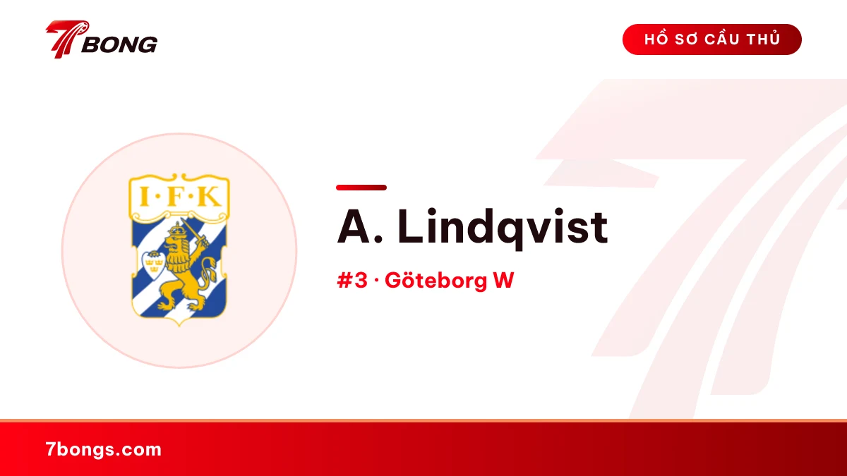 A. Lindqvist — Göteborg W