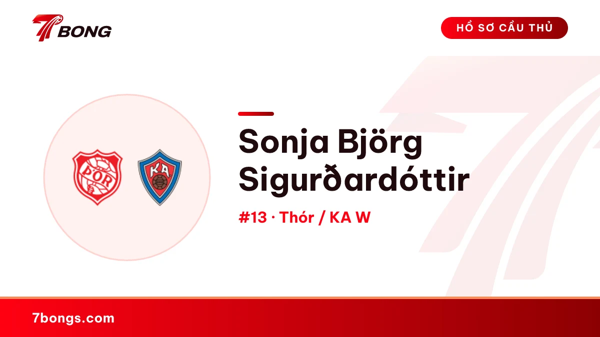 Sonja Björg Sigurðardóttir — Thór / KA W