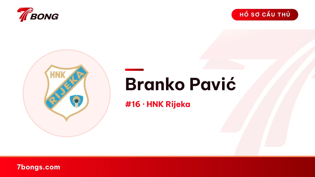 Branko Pavić — HNK Rijeka