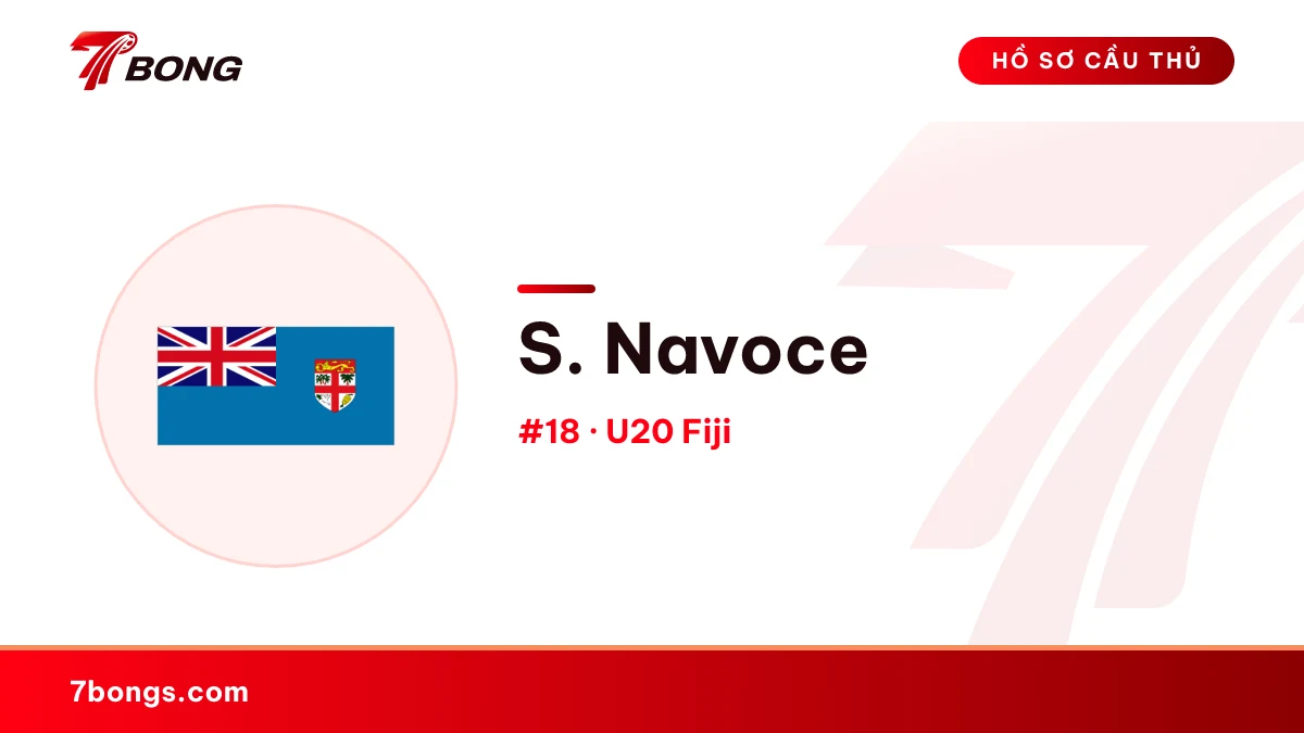 S. Navoce — U20 Fiji