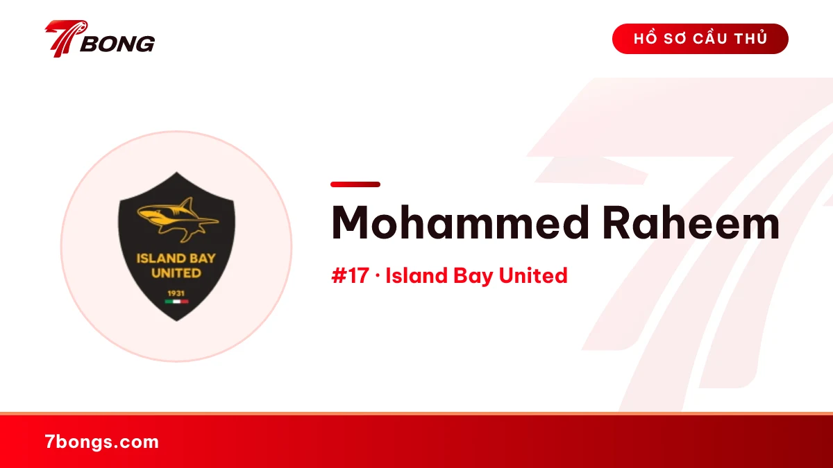 Mohammed Raheem — Island Bay United