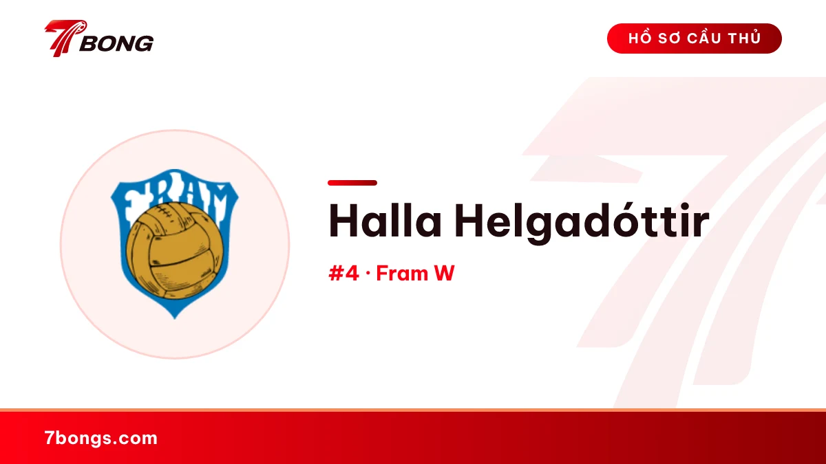 Halla Helgadóttir — Fram W