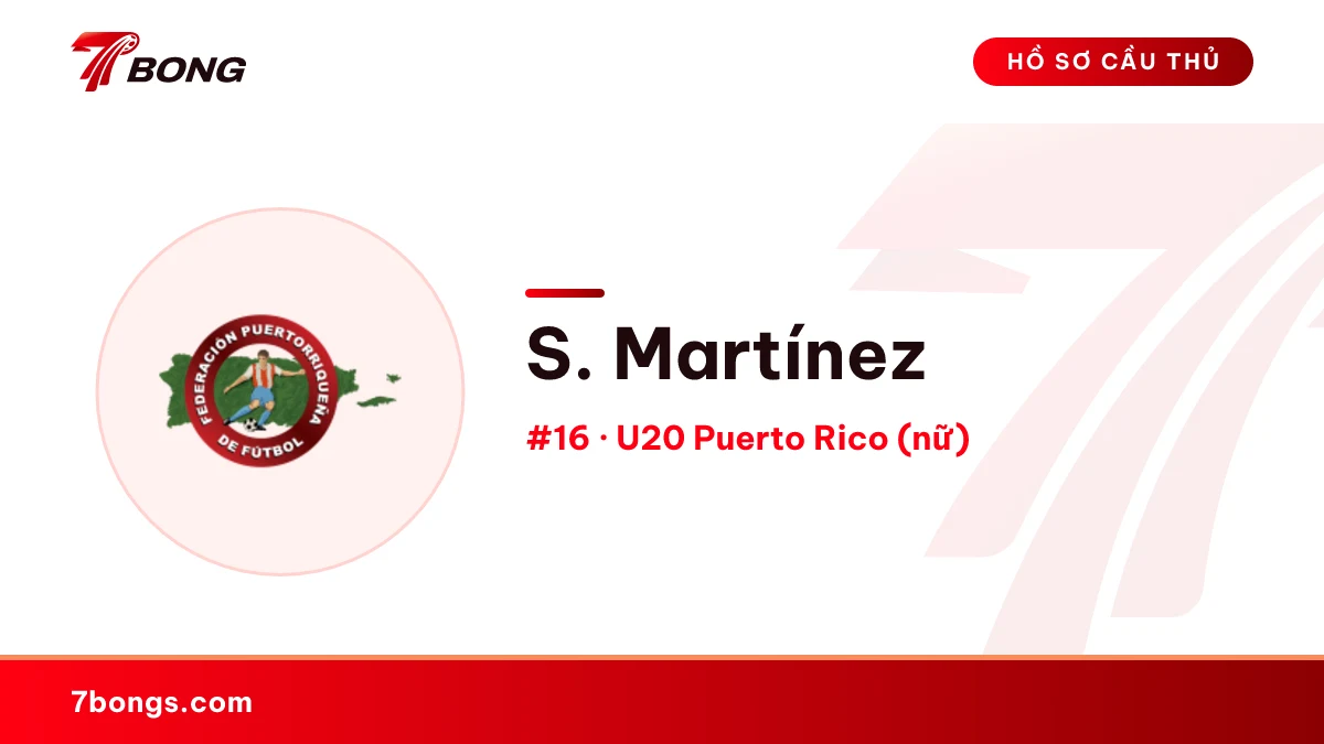 S. Martínez — U20 Puerto Rico (nữ)
