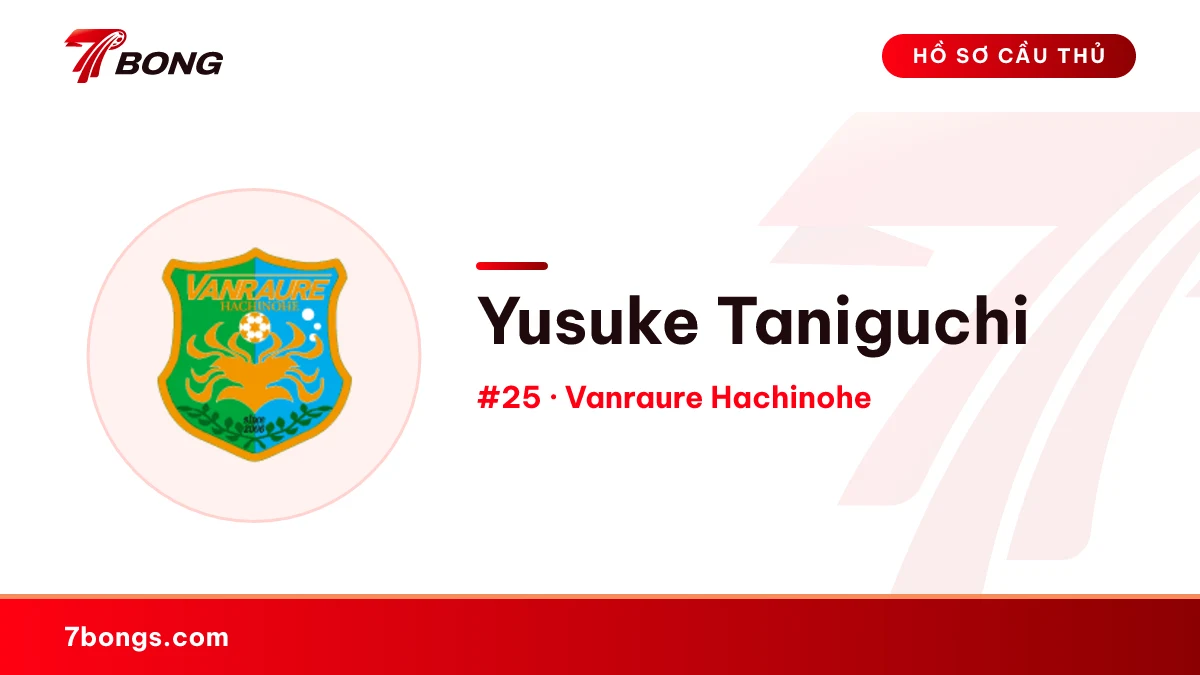 Yusuke Taniguchi — Vanraure Hachinohe