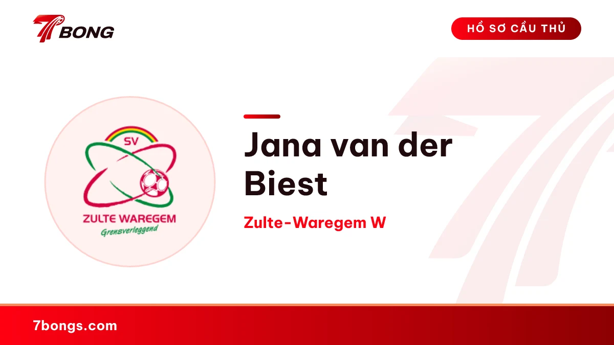 Jana van der Biest — Zulte-Waregem W