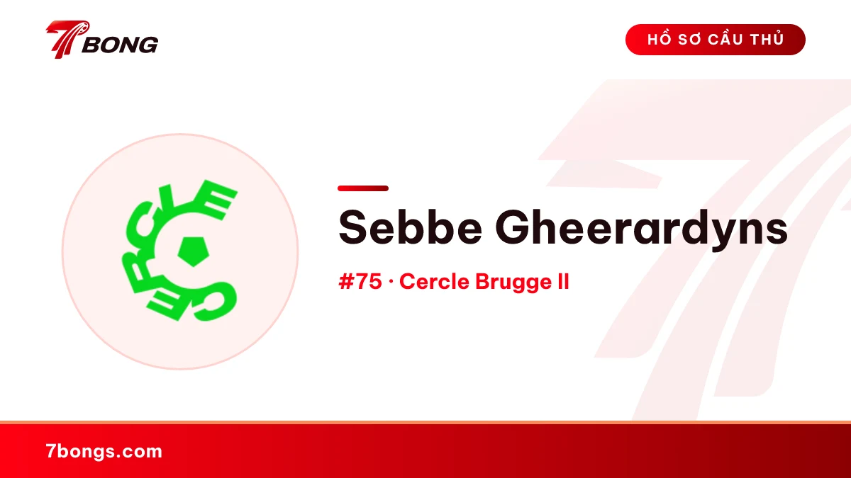 Sebbe Gheerardyns — Cercle Brugge II
