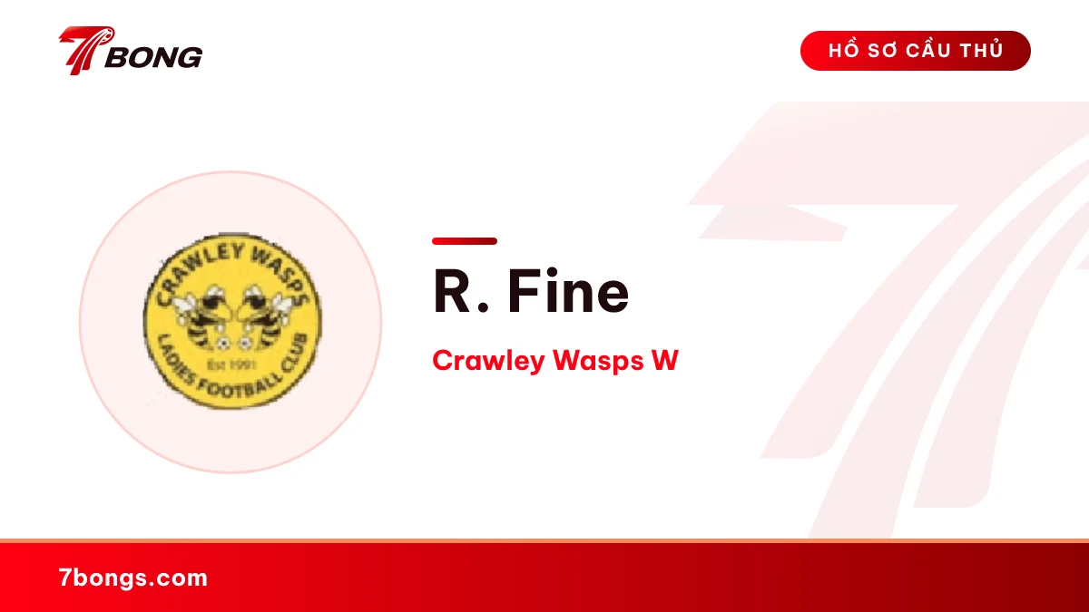 R. Fine — Crawley Wasps W