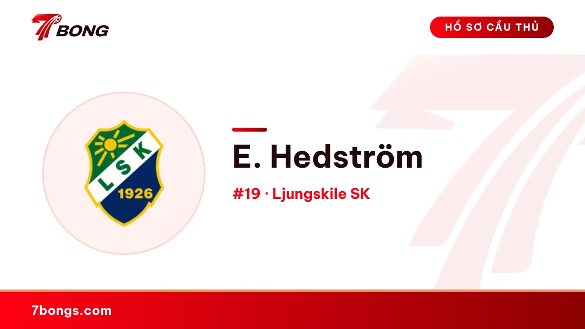 E. Hedström — Ljungskile SK