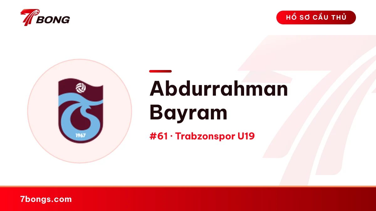 Abdurrahman Bayram — Trabzonspor U19