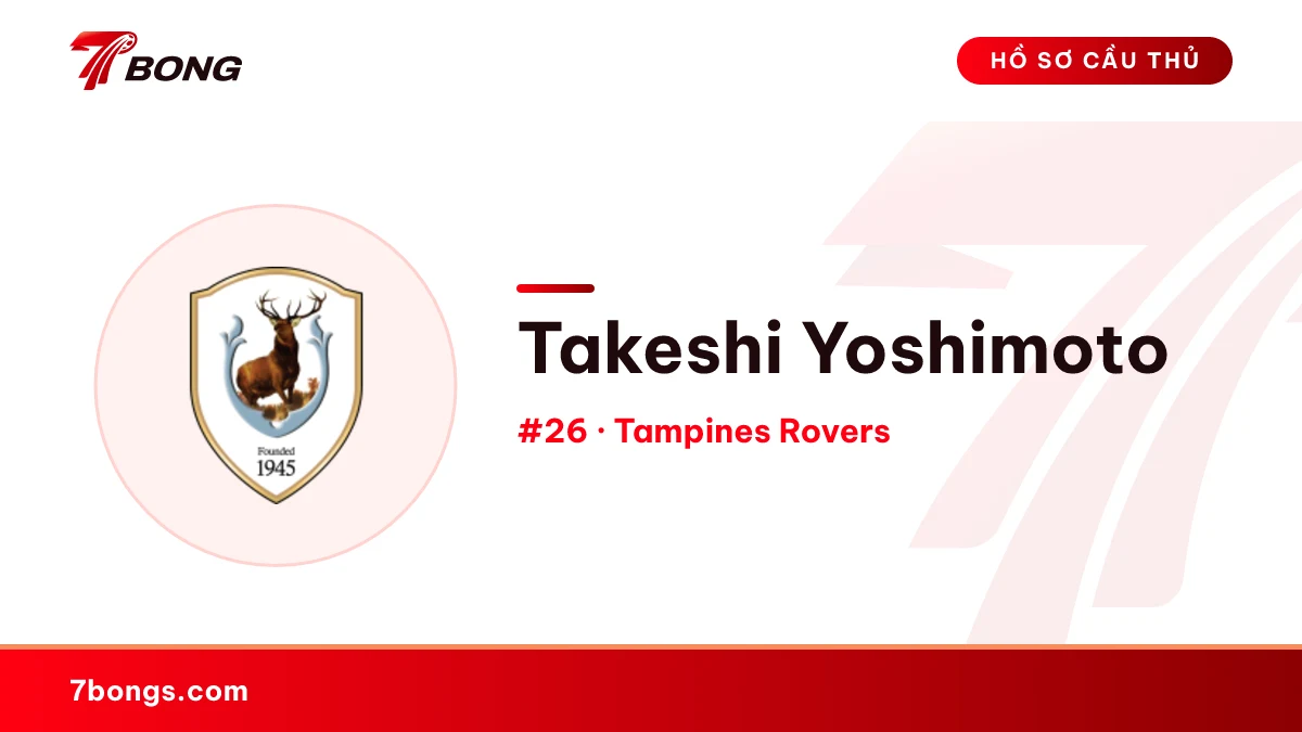 Takeshi Yoshimoto — Tampines Rovers