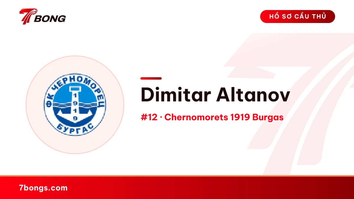Dimitar Altanov — Chernomorets 1919 Burgas