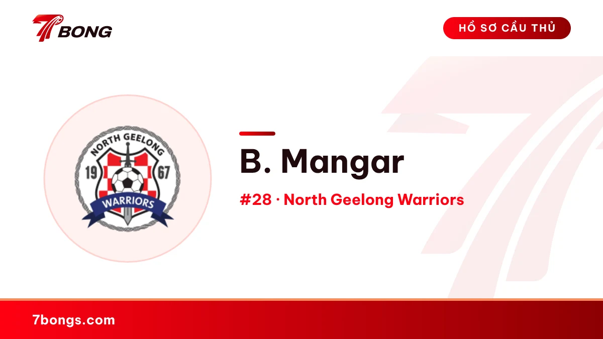 B. Mangar — North Geelong Warriors