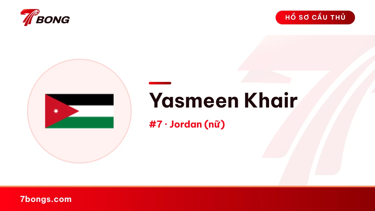 Yasmeen Khair — Jordan (nữ)