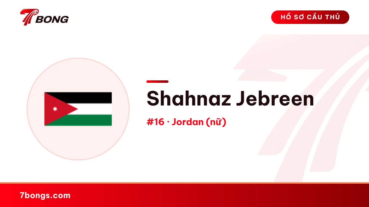 Shahnaz Jebreen — Jordan (nữ)