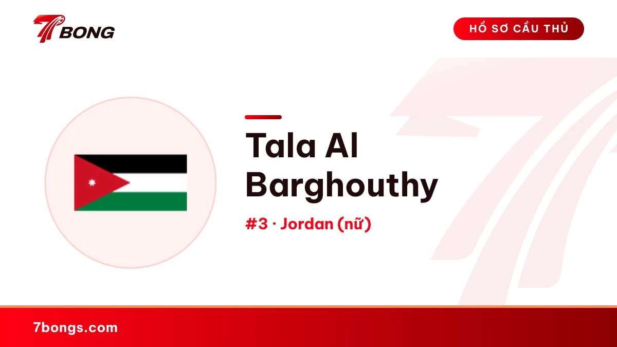 Tala Al Barghouthy — Jordan (nữ)