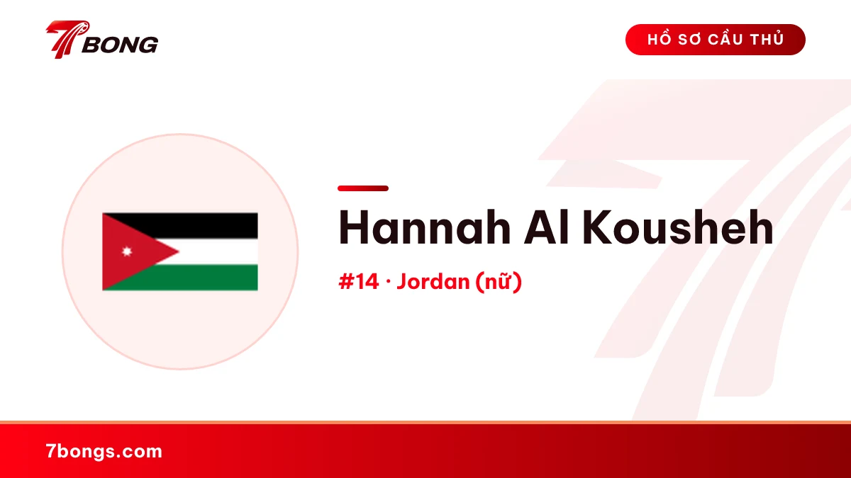 Hannah Al Kousheh — Jordan (nữ)