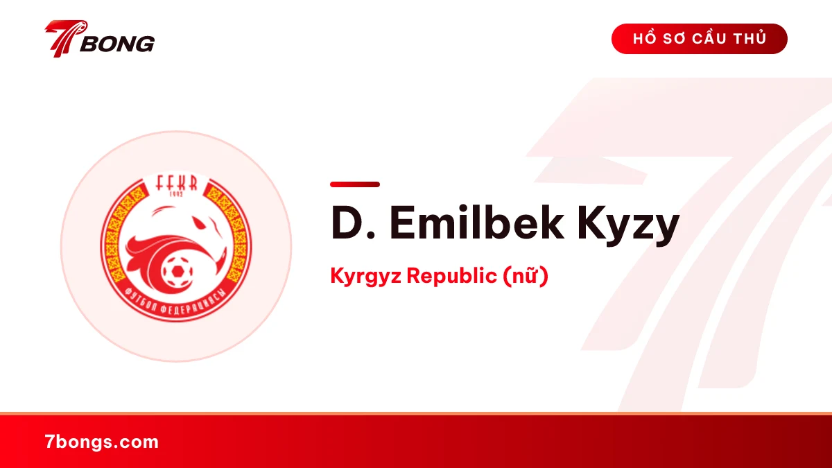D. Emilbek Kyzy — Kyrgyz Republic (nữ)