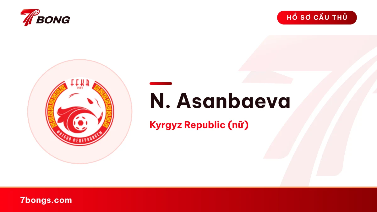 N. Asanbaeva — Kyrgyz Republic (nữ)