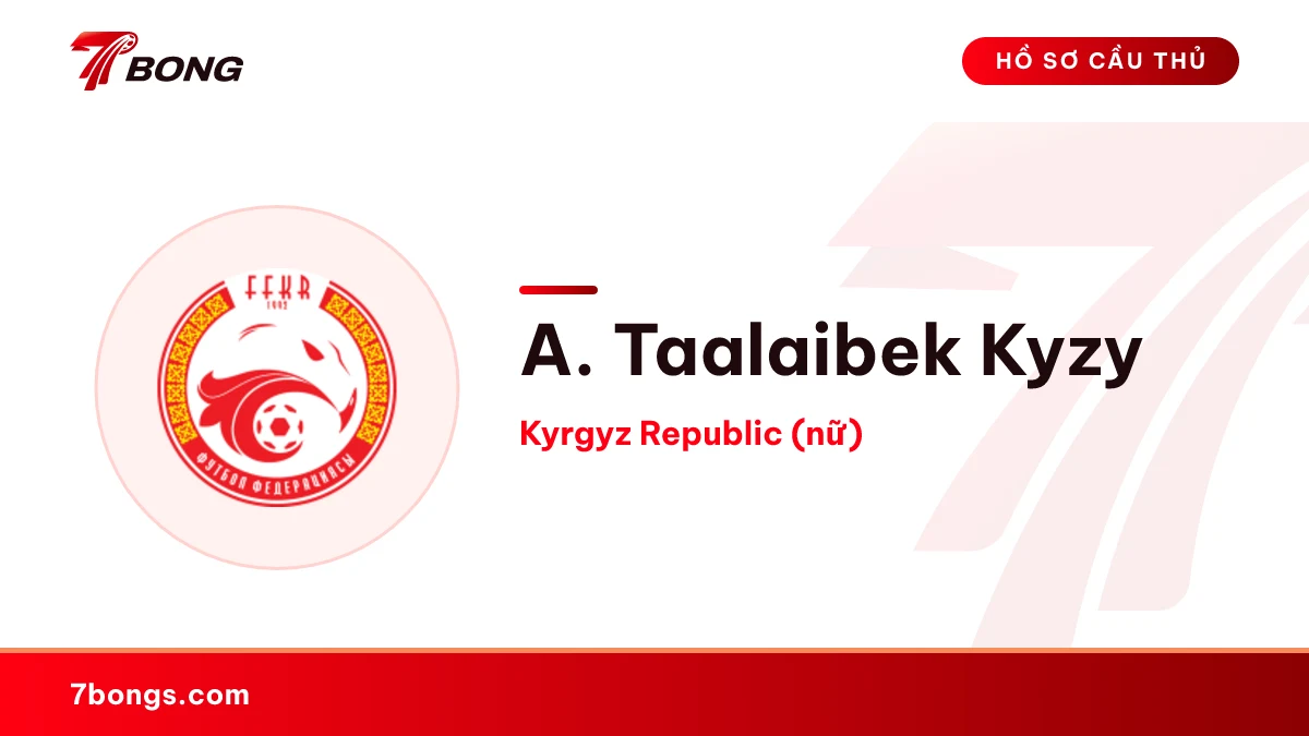 A. Taalaibek Kyzy — Kyrgyz Republic (nữ)