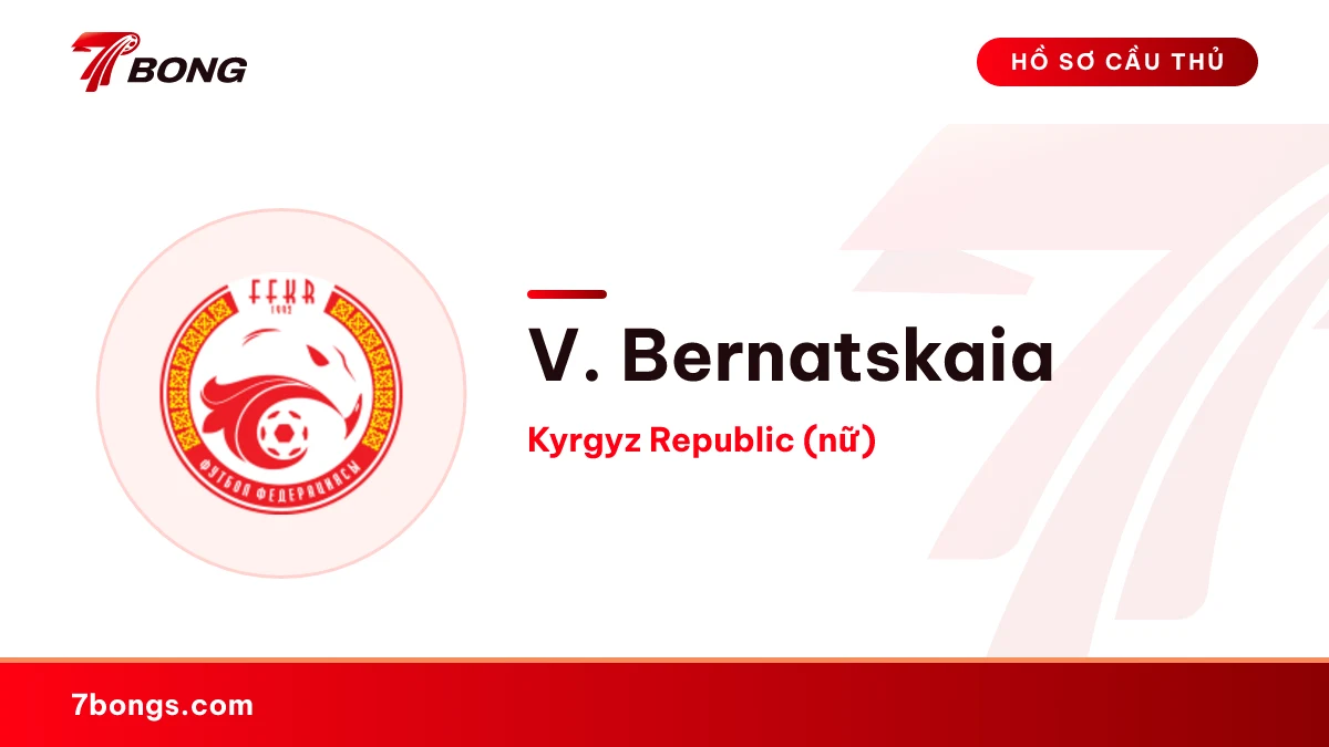 V. Bernatskaia — Kyrgyz Republic (nữ)