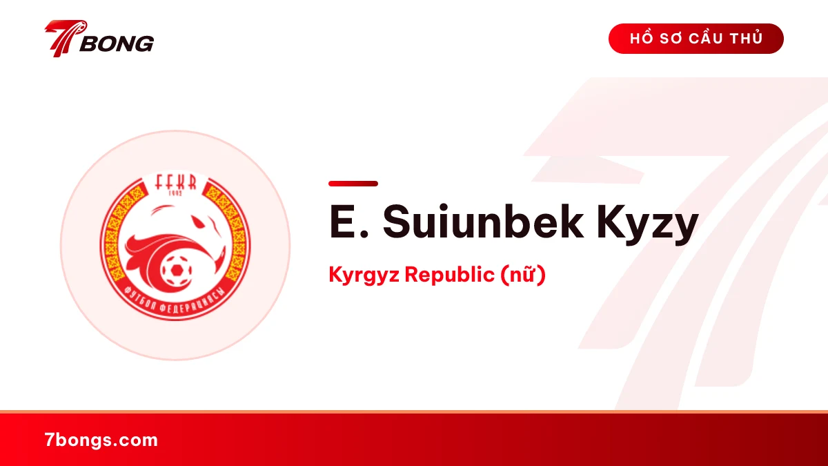 E. Suiunbek Kyzy — Kyrgyz Republic (nữ)